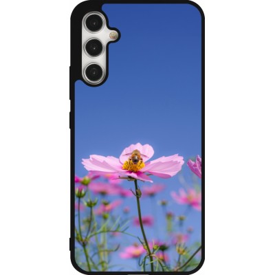 Coque Samsung Galaxy A34 5G - Silicone rigide noir Bee on a flower Spring 2026