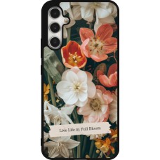 Coque Samsung Galaxy A34 5G - Silicone rigide noir Full Bloom Spring 2026