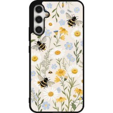Coque Samsung Galaxy A34 5G - Silicone rigide noir Pattern bees Spring 2026