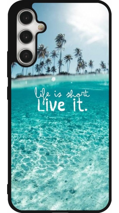 Coque Samsung Galaxy A34 5G - Silicone rigide noir Summer 18 24