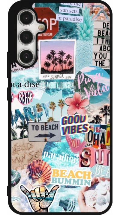 Samsung Galaxy A34 5G Case Hülle - Silikon schwarz Summer 20 collage