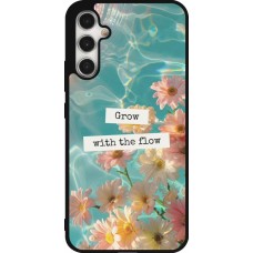Coque Samsung Galaxy A34 5G - Silicone rigide noir Summer 2025 Grow with the flow