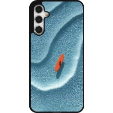 Samsung Galaxy A34 5G Case Hülle - Silikon schwarz Orange surf Summer 2026