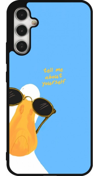Samsung Galaxy A34 5G Case Hülle - Silikon schwarz Tell me about yourself Summer 2026