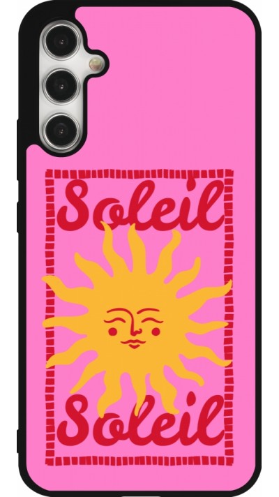 Samsung Galaxy A34 5G Case Hülle - Silikon schwarz Sun sun 2026