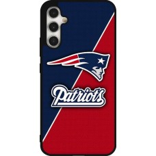 Coque Samsung Galaxy A34 5G - Silicone rigide noir Super Bowl 26 Patriots 1