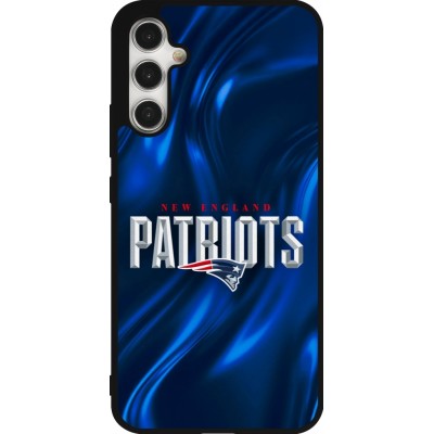 Coque Samsung Galaxy A34 5G - Silicone rigide noir Super Bowl 26 Patriots 2