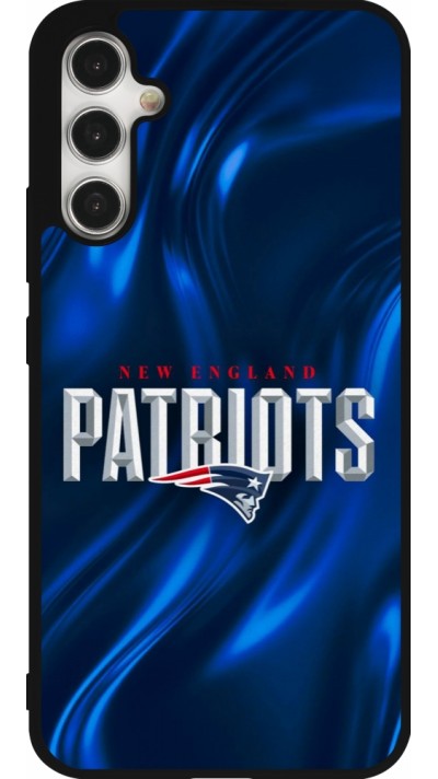 Coque Samsung Galaxy A34 5G - Silicone rigide noir Super Bowl 26 Patriots 2