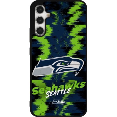 Samsung Galaxy A34 5G Case Hülle - Silikon schwarz Super Bowl 26 Seattle 2
