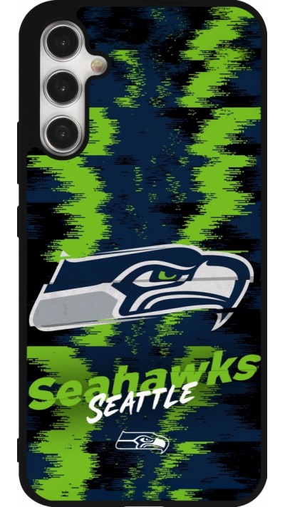 Coque Samsung Galaxy A34 5G - Silicone rigide noir Super Bowl 26 Seattle 2