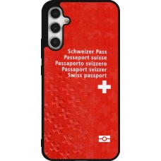 Samsung Galaxy A34 5G Case Hülle - Silikon schwarz Swiss Passport
