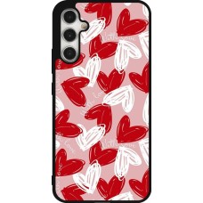 Samsung Galaxy A34 5G Case Hülle - Silikon schwarz Valentine 2024 with love heart