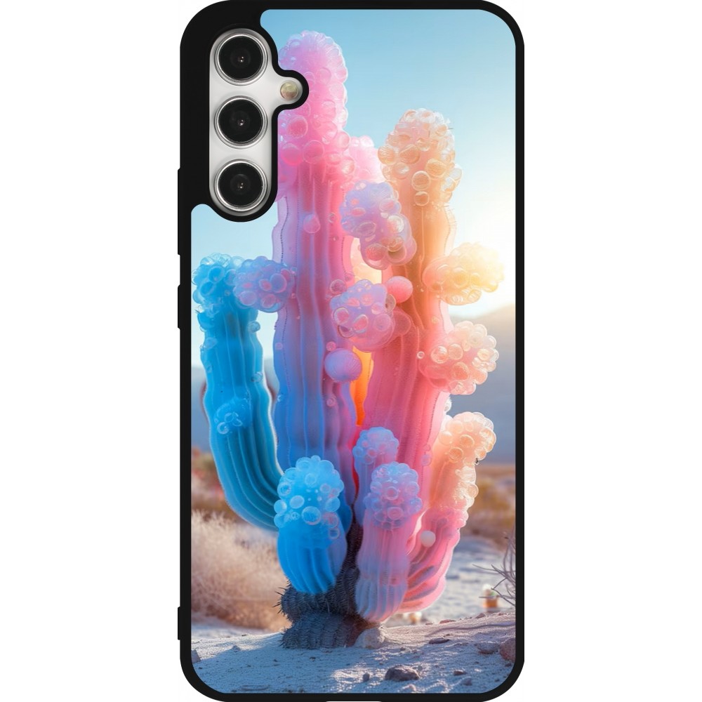 Coque Samsung Galaxy A34 5G - Silicone rigide noir Artificial vegetation 2025