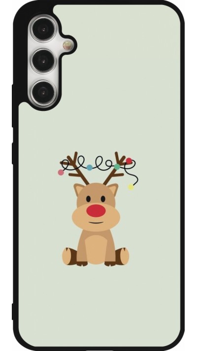 Samsung Galaxy A34 5G Case Hülle - Silikon schwarz Christmas 22 baby reindeer