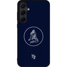 Coque Samsung Galaxy A35 5G - Silicone rigide noir Astrologie Vierge