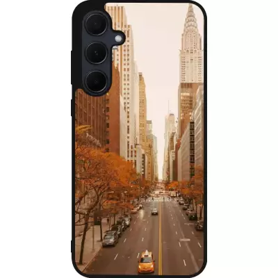 Samsung Galaxy A35 5G Case Hülle - Silikon schwarz Autumn 2024 New York city