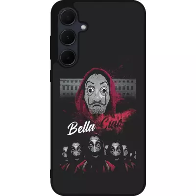 Samsung Galaxy A35 5G Case Hülle - Silikon schwarz Bella Ciao