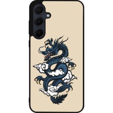 Samsung Galaxy A35 5G Case Hülle - Silikon schwarz Blue Dragon Tattoo