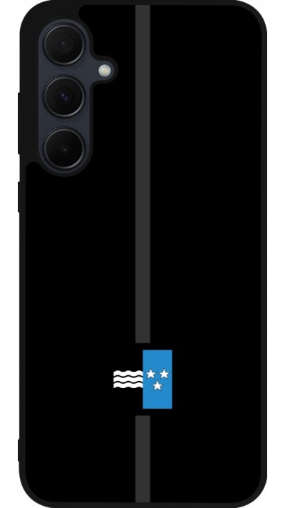 Coque Samsung Galaxy A35 5G - Silicone rigide noir Canton AG noir