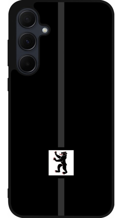 Coque Samsung Galaxy A35 5G - Silicone rigide noir Canton AI noir