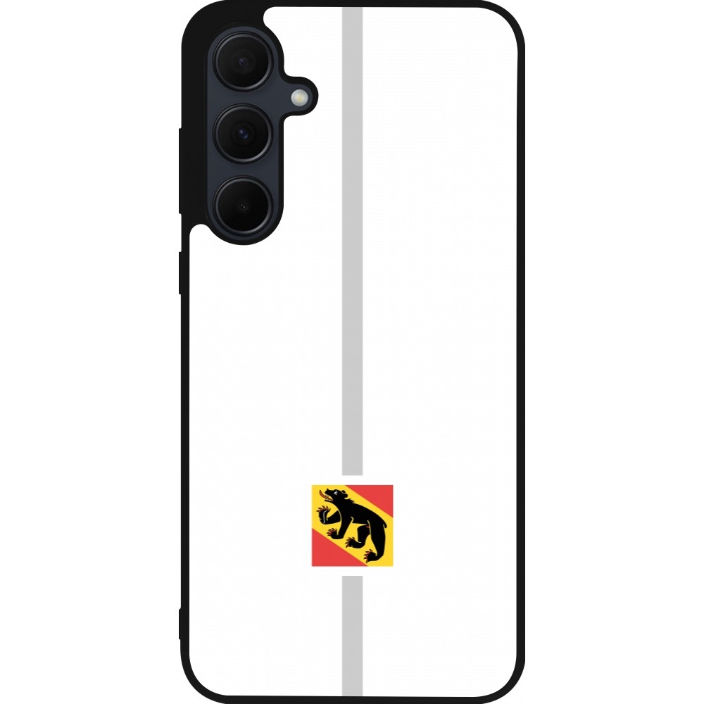 Samsung Galaxy A35 5G Case Hülle - Silikon schwarz Kanton BE weiss