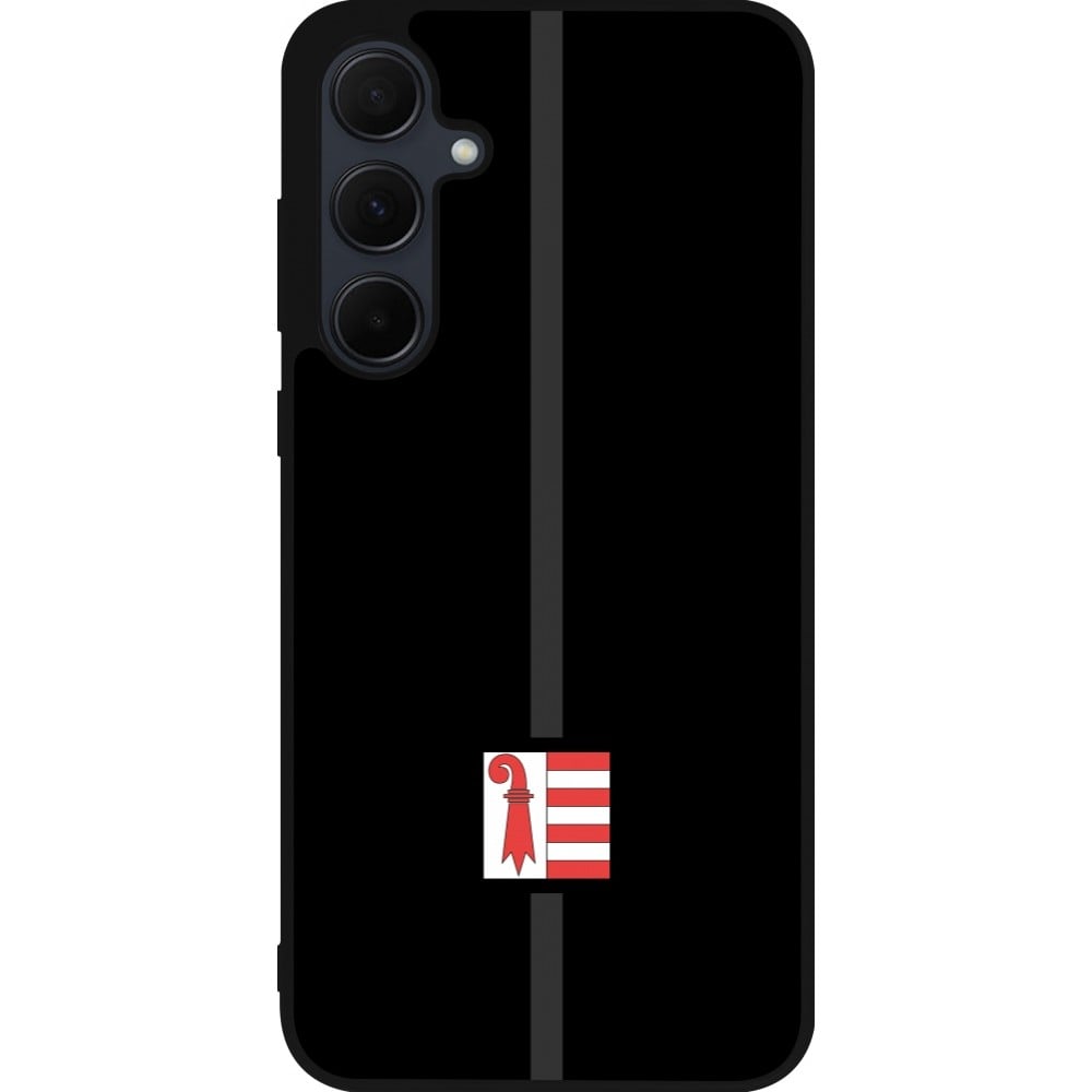 Samsung Galaxy A35 5G Case Hülle - Silikon schwarz Kanton JU schwarz