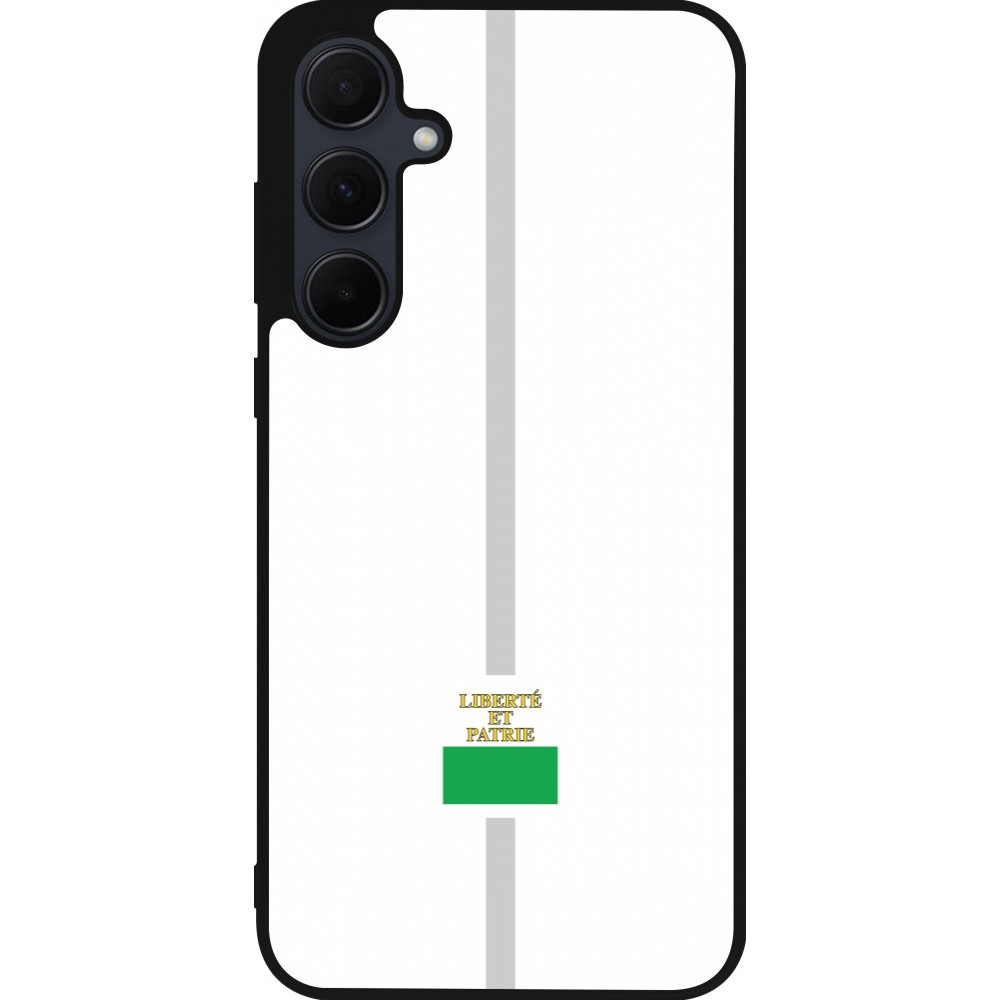 Samsung Galaxy A35 5G Case Hülle - Silikon schwarz Kanton VD weiss