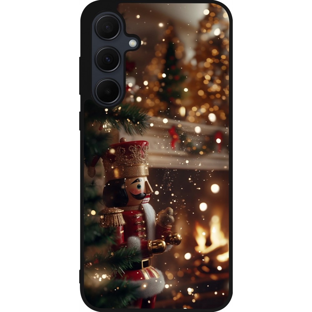 Coque Samsung Galaxy A35 5G - Silicone rigide noir Christmas 25 Xmas Nutcracker