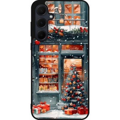 Coque Samsung Galaxy A35 5G - Silicone rigide noir Christmas 25 Xmas Shop