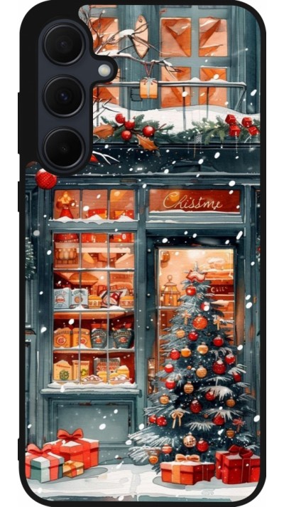Coque Samsung Galaxy A35 5G - Silicone rigide noir Christmas 25 Xmas Shop