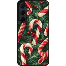 Coque Samsung Galaxy A35 5G - Silicone rigide noir Christmas 25 Xmas Stick
