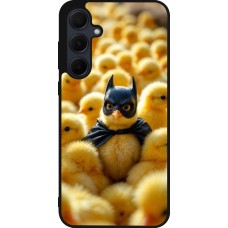 Coque Samsung Galaxy A35 5G - Silicone rigide noir Easter 2026 Chicken Batman