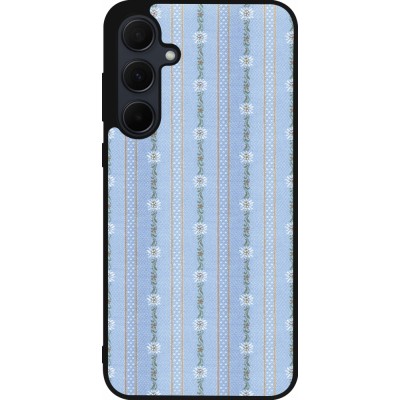 Samsung Galaxy A35 5G Case Hülle - Silikon schwarz Edelweiss