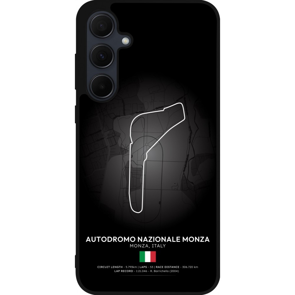 Coque Samsung Galaxy A35 5G - Silicone rigide noir F1 Track 2025 Italy