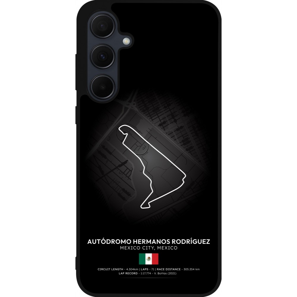 Coque Samsung Galaxy A35 5G - Silicone rigide noir F1 Track 2025 Mexico