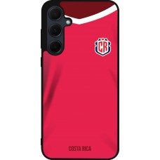 Coque Samsung Galaxy A35 5G - Silicone rigide noir Maillot de football Costa Rica 2022 personnalisable