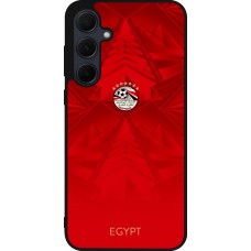 Coque Samsung Galaxy A35 5G - Silicone rigide noir Maillot de football Égypte 2026 personnalisable