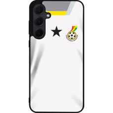 Samsung Galaxy A35 5G Case Hülle - Silikon schwarz Ghana 2022 personalisierbares Fussballtrikot