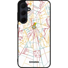 Coque Samsung Galaxy A35 5G - Silicone rigide noir Maillot de football Ghana 2026 personnalisable