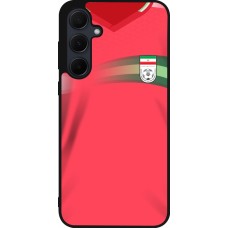 Coque Samsung Galaxy A35 5G - Silicone rigide noir Maillot de football Iran 2022 personnalisable