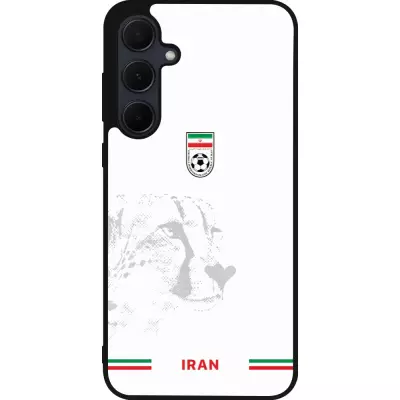 Samsung Galaxy A35 5G Case Hülle - Silikon schwarz Iran 2026 personalisierbares Fussballtrikot