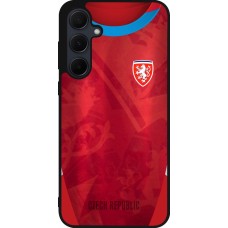 Samsung Galaxy A35 5G Case Hülle - Silikon schwarz Tschechische Republik personalisierbares Fussballtrikot