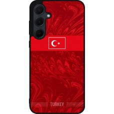 Coque Samsung Galaxy A35 5G - Silicone rigide noir Maillot de football Turquie 2026 personnalisable