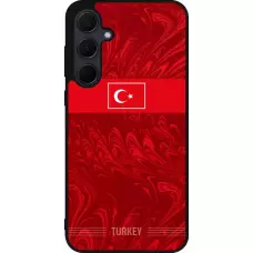 Samsung Galaxy A35 5G Case Hülle - Silikon schwarz Türkei 2026 personalisierbares Fussballtrikot