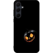 Samsung Galaxy A35 5G Case Hülle - Silikon schwarz Halloween 2023 discreet pumpkin