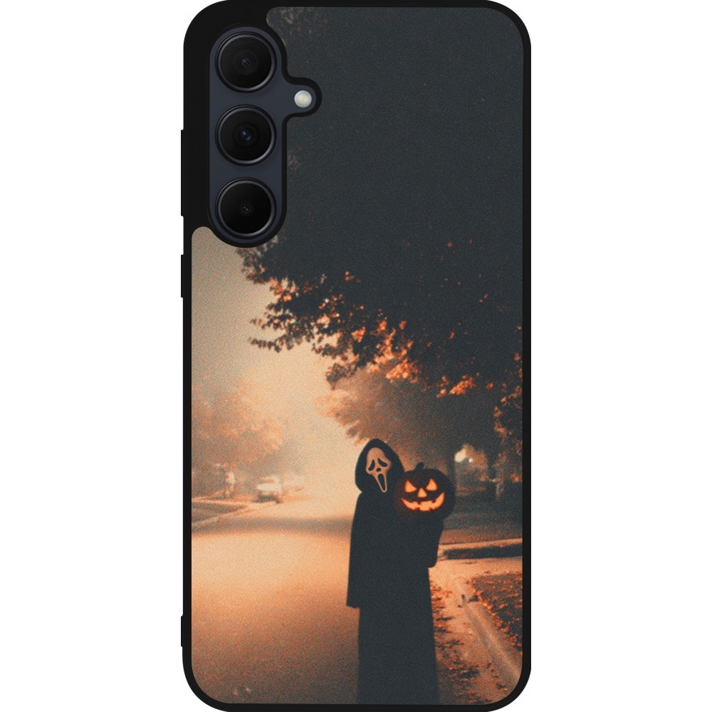 Samsung Galaxy A35 5G Case Hülle - Silikon schwarz Halloween 2025 Scream