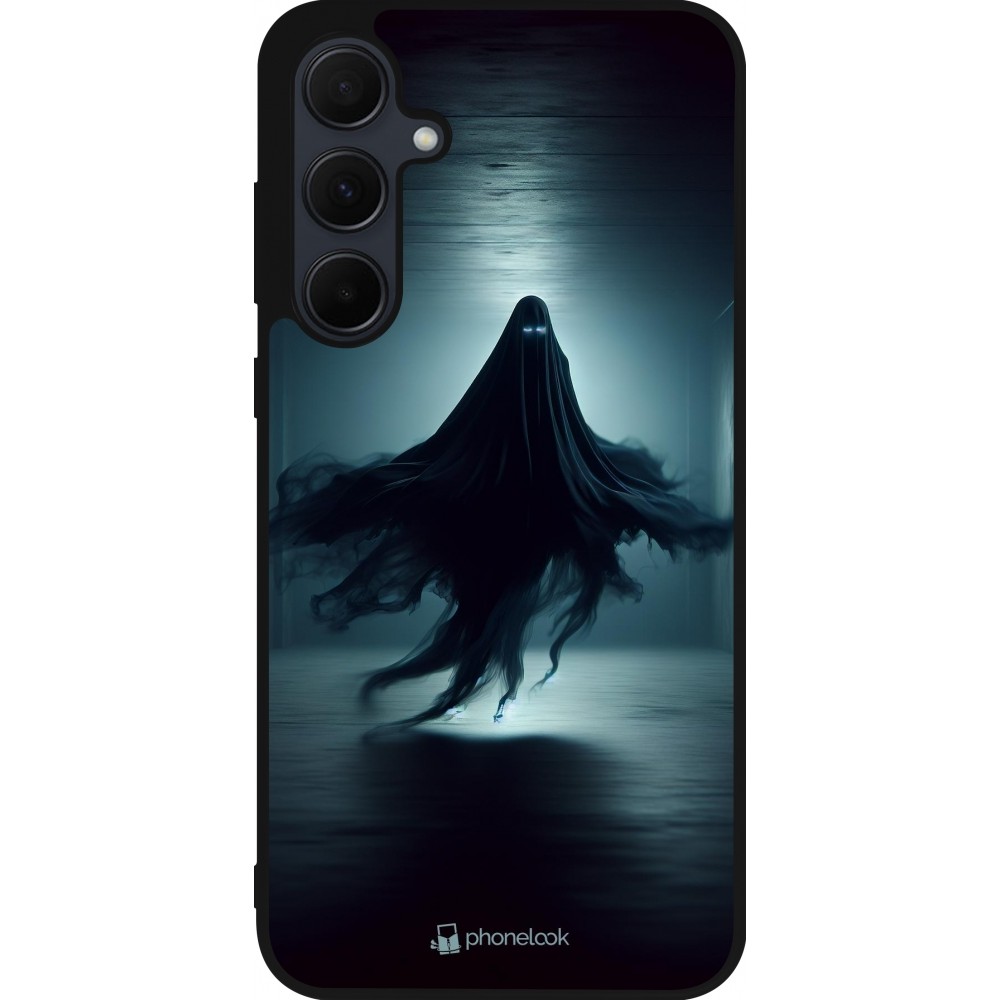 Coque Samsung Galaxy A35 5G - Silicone rigide noir Halloween 2024 Spectral Shadow