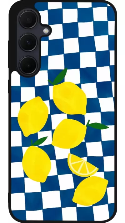 Coque Samsung Galaxy A35 5G - Silicone rigide noir Illustration lemons 2026