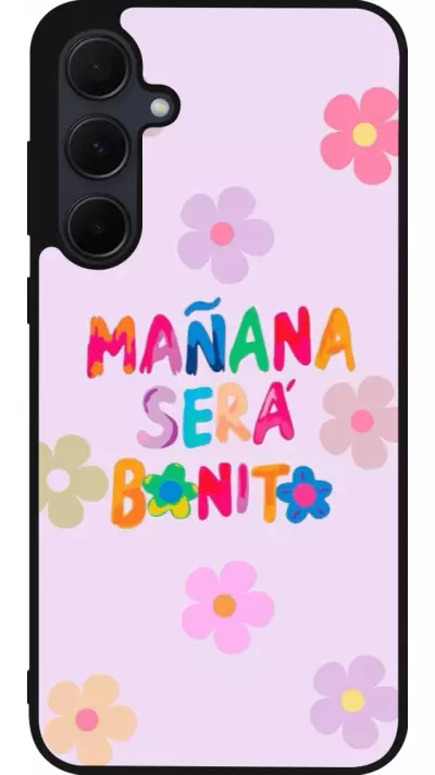 Coque Samsung Galaxy A35 5G - Silicone rigide noir Karol G Manana sera bonito