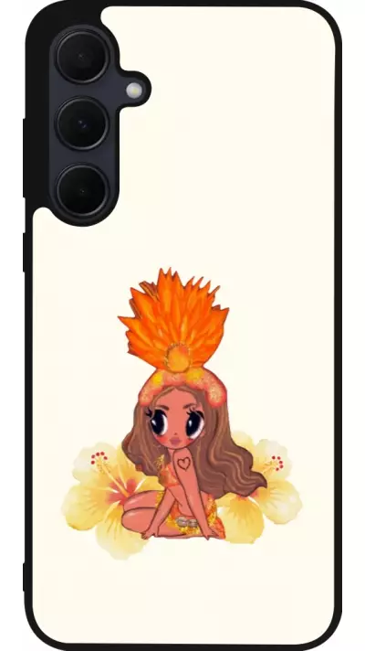 Coque Samsung Galaxy A35 5G - Silicone rigide noir Karol G Tropicoqueta